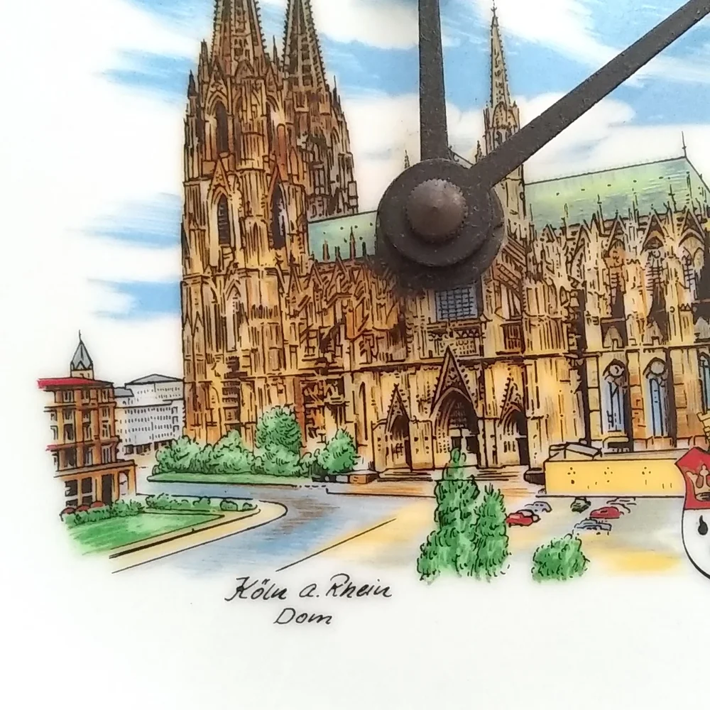 Porzellan Germany clock 7,5